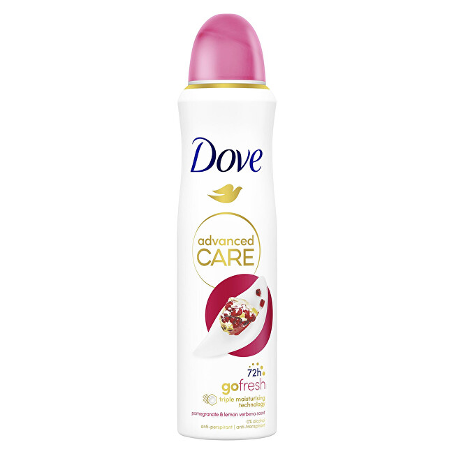 Dove Advanced Care Go Fresh Pomegranate & Lemon Verbena 150ml Antiperspirant thumbnail 1