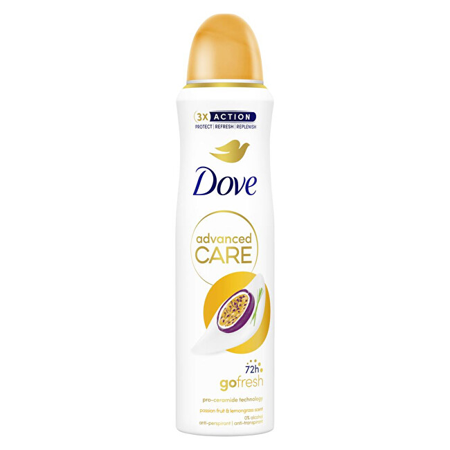 Dove Advanced Care Go Fresh Passion Fruit & Lemongrass 150ml Antiperspirant thumbnail 2