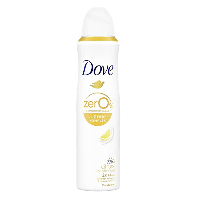 Dove 0% ALU Citrus & Peach 150ml Izsmidzināms dezodorants thumbnail 2