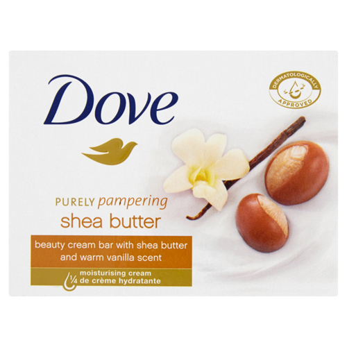 Dove Krémová tableta Purely Pampering s vůní bambuckého másla a vanilky (Beauty Cream Bar) 100 g