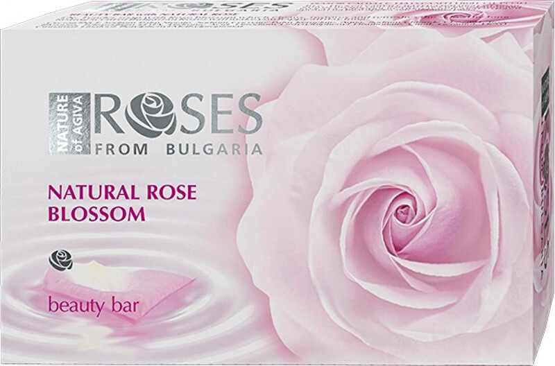 ELLEMARE Tuhé mýdlo na ruce Roses bílé (Beauty Bar) 75 g