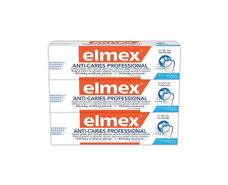 Zubní pasta Anti Caries Professional Trio 3 x 75 ml