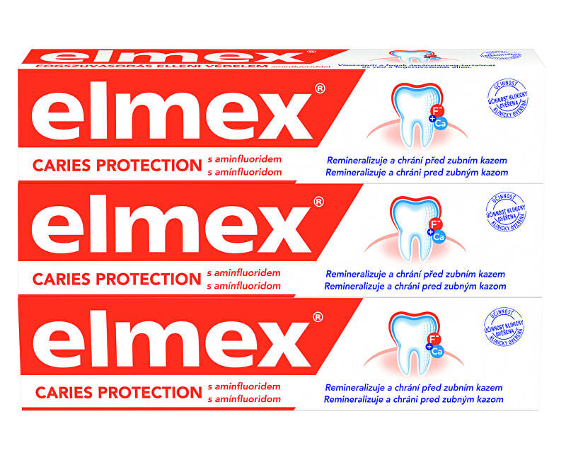 Zubní pasta Caries Protection 3 x 75 ml