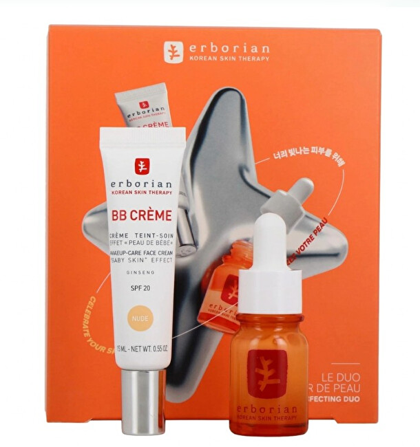 Erborian Darčeková sada Skin Perfecting Duo BB ST Light Nude