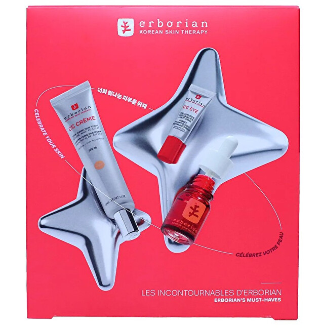 Erborian Dárková sada CC Doré Glow & Skin Therapy Set