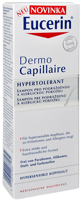 Hypertolerantní šampon pro podrážděnou a alergickou pokožku DermoCapillaire 250 ml