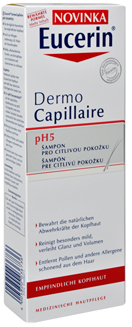 Šampon na vlasy pro citlivou pokožku pH5 Dermocapillaire 250 ml