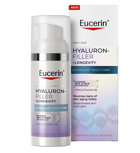 Eucerin Noční krém Hyaluron-Filler + Longevity SPF 30 Night Cream 50 ml