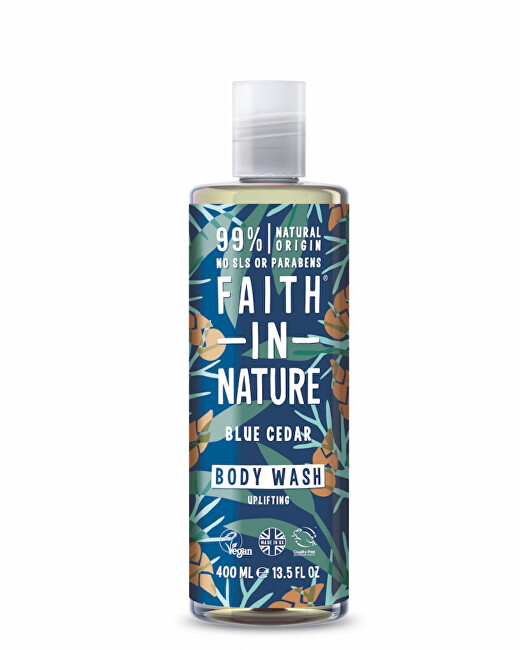 Faith in Nature Přírodní sprchový gel Modrý cedr (Body Wash) 400 ml