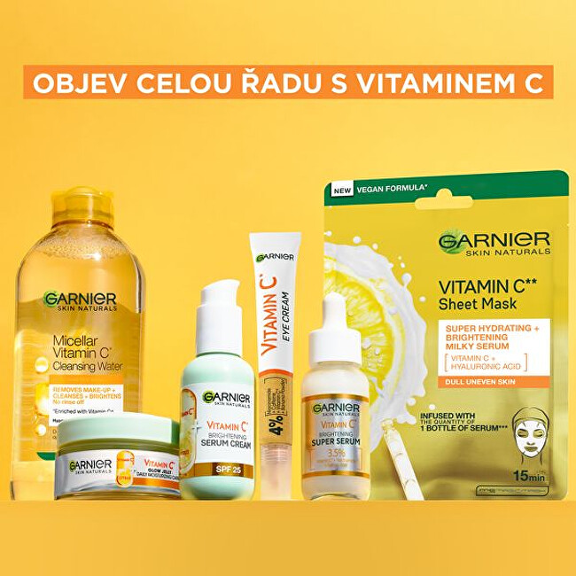 Krémové sérum s vitamínem C pro rozjasnění pleti Skin Naturals (Brightening Serum Cream) 50 ml