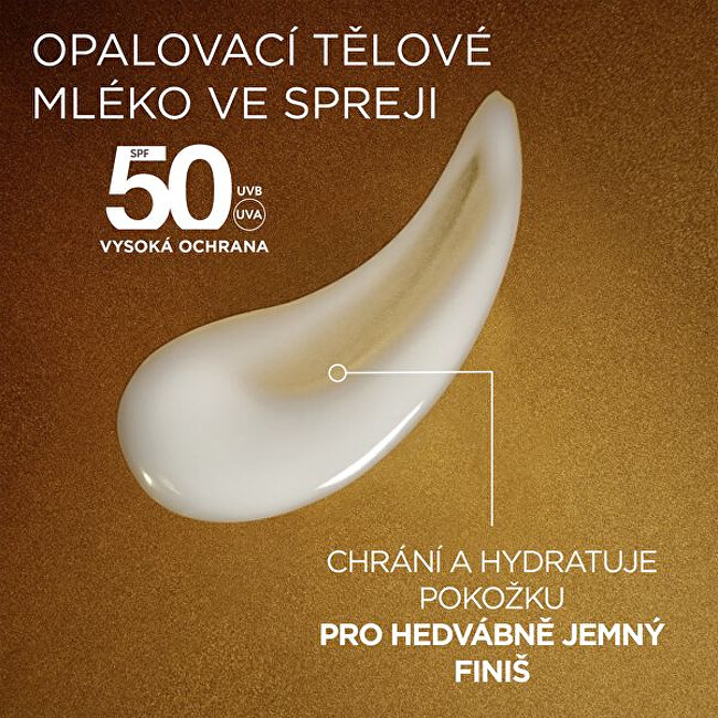 Opalovací mléko ve spreji SPF 50 Ideal Bronze (Milk in Spray) 150 ml