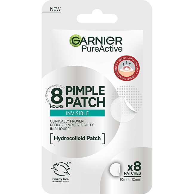 Hydrocolloid invisible patches with BHA for skin imperfections Pure Active (Pimple Patch) 8 pcs