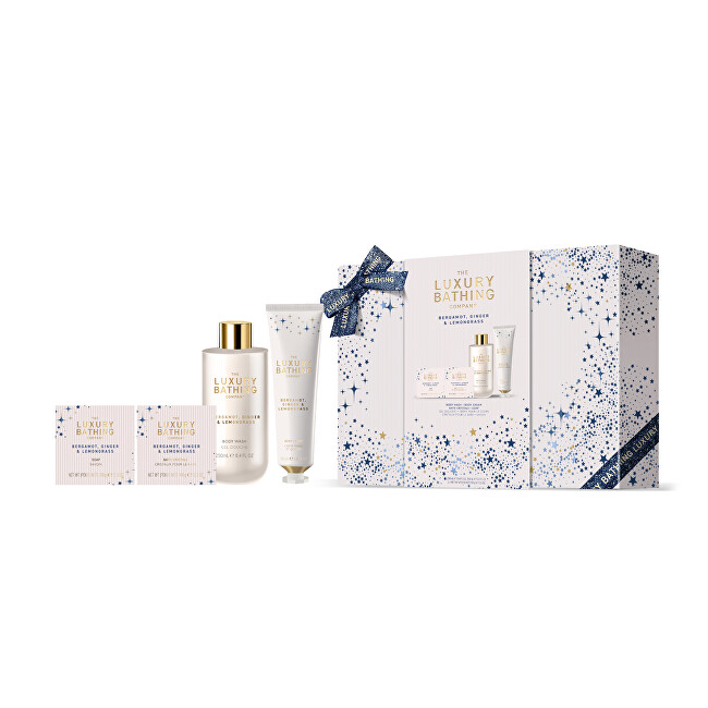Grace Cole Dárková sada péče o tělo Bergamot, Zázvor & Lemongrass 4 ks