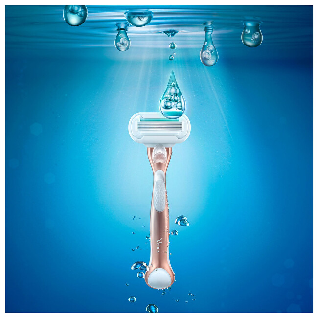 Holicí strojek Venus Deluxe Smooth Sensitive Rose Gold + 3 hlavice