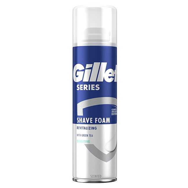 Gillette Revitalizační pěna na holení se zeleným čajem (Revitalizing Shave Foam) 250 ml