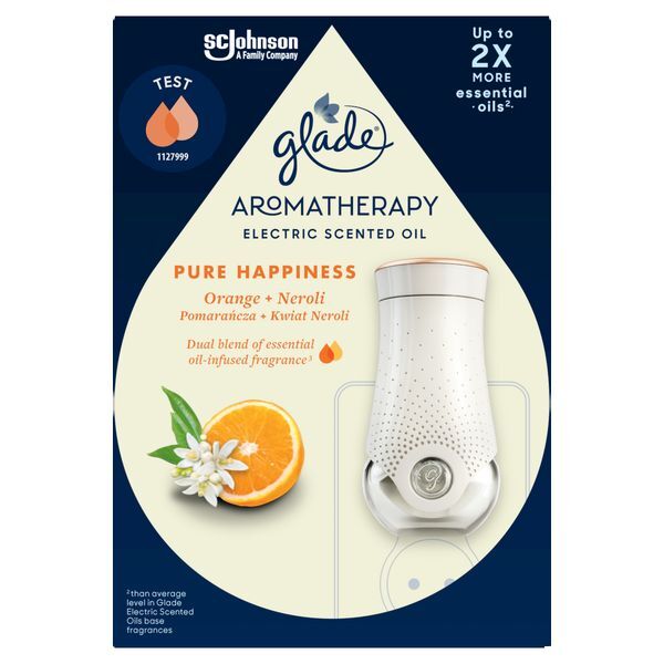 Glade Elektrický osvěžovač vzduchu + náplň Aromatherapy Pure Happiness 20 ml