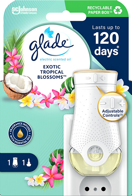 Electric air freshener + refill Exotic Tropical Blossoms 20 ml