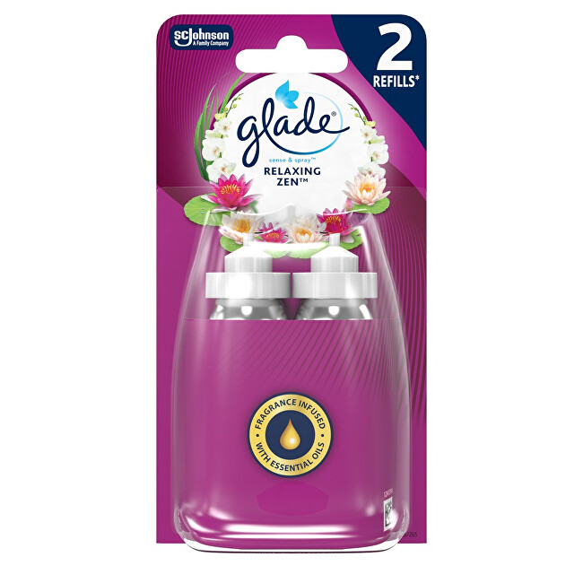 Set of refills for the Sense &amp; Spray Relaxing Zen air freshener 2 x 18 ml