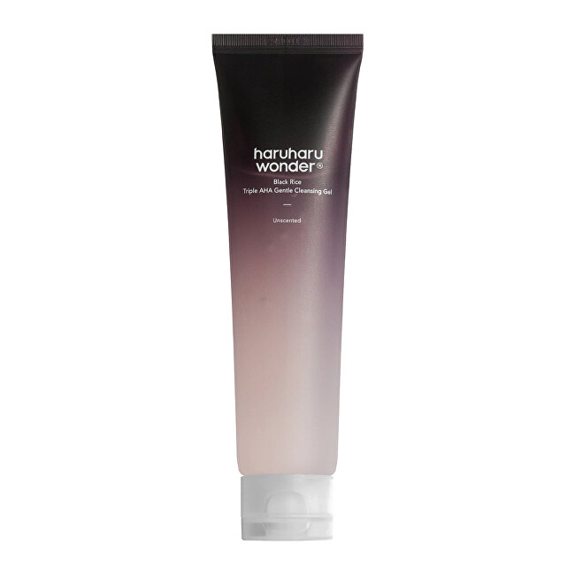 Haruharu Wonder Jemný exfoliačný čistiaci gél Black Rice Triple AHA (Gentle Cleansing Gél) 100 ml