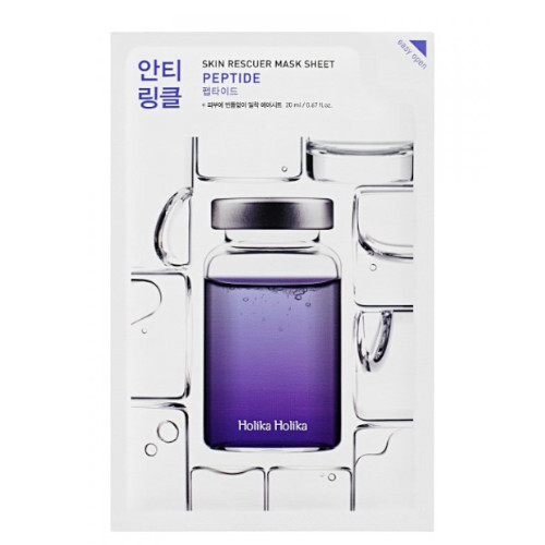 Holika Holika Anti-agingová plátýnková maska s peptidy Peptide (Skin Rescue Mask Sheet) 20 ml