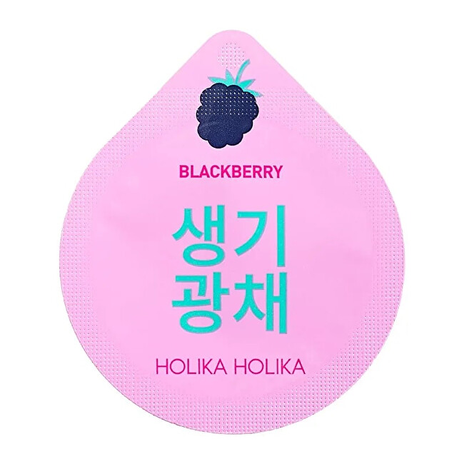 Holika Holika Nočné rozjasňujúci pleťová maska Blackberry Superfood Capsule Pack (Brightening Mask) 10 ml