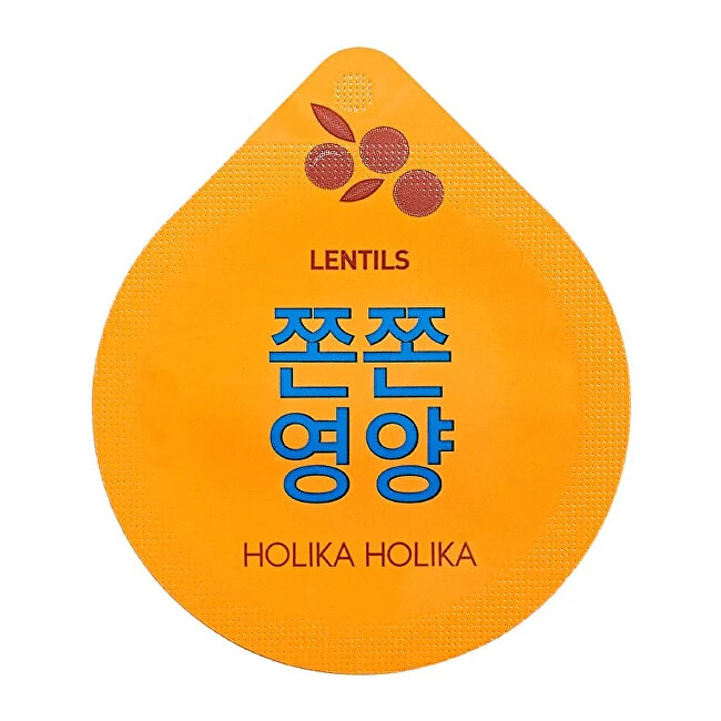 Holika Holika Nočná spevňujúca pleťová maska Lentils Superfood Capsule Pack ( Firming Mask) 10 ml