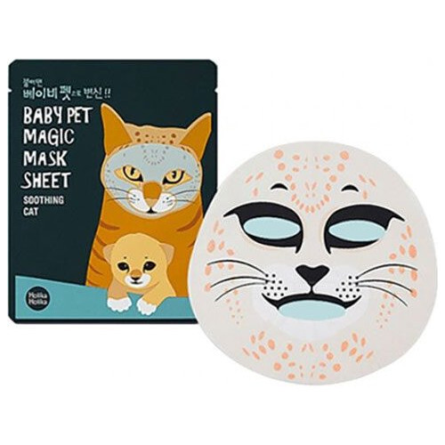 Holika Holika Zklidňující plátýnková maska Baby Pet Magic Soothing Cat (Mask Sheet) 22 ml