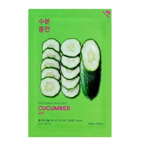 Holika Holika Zklidňující plátýnková maska Cucumber (Pure Essence Mask Sheet) 23 ml