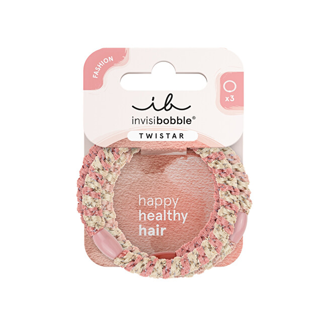 Elastic band Twistar Blush Braids 3 pcs