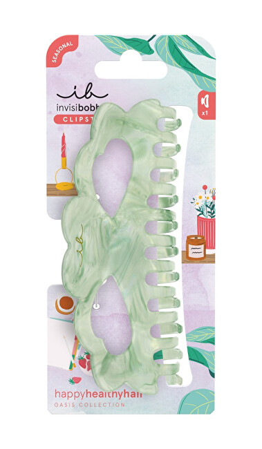 Hair clip Clipstar L Oasis Matcha Reset