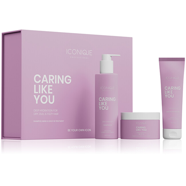 Dárková sada pro suché a poškozené vlasy Caring Like You