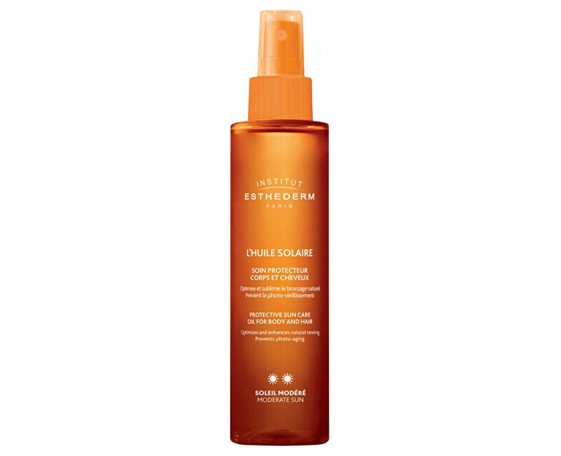 Ochranný olej na tělo a vlasy se střední ochranou Moderate Sun (Protective Sun Care Oil for Body and Hair) 150 ml