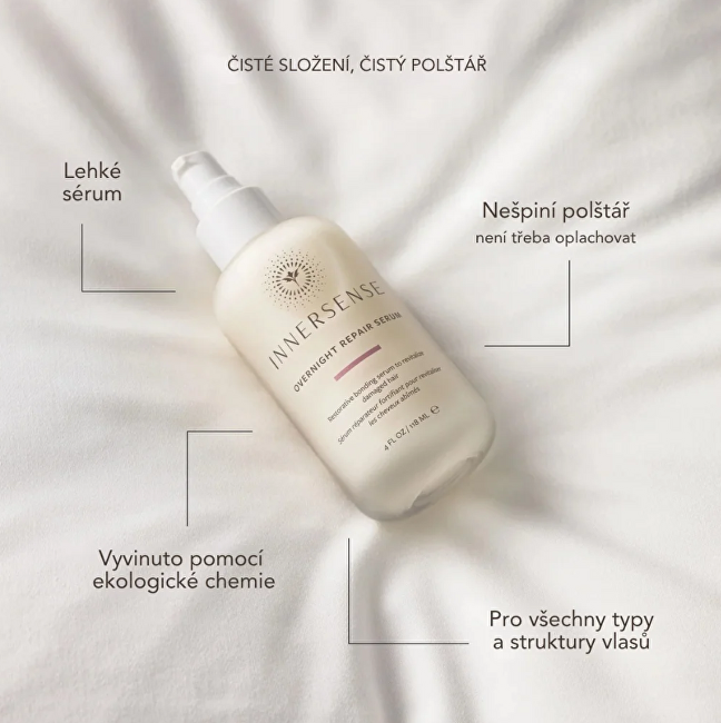 Innersense Nočné obnovujúce sérum Overnight Repair Serum 118 ml