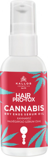 Kallos Konopné sérum na suché konečky vlasů Pro-Tox Cannabis (Dry Ends Serum Oil) 50 ml