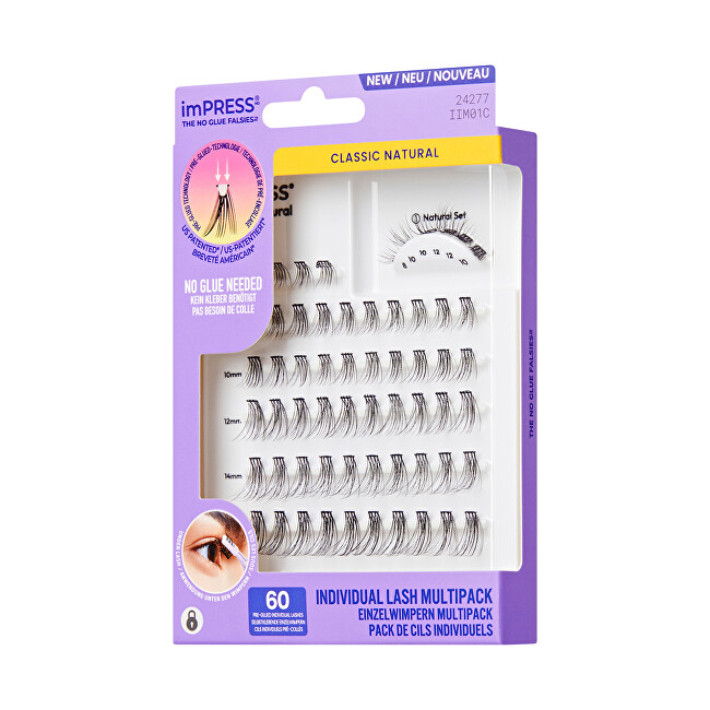 KISS Trsové řasy imPRESS Individual Lash Multipacks 01