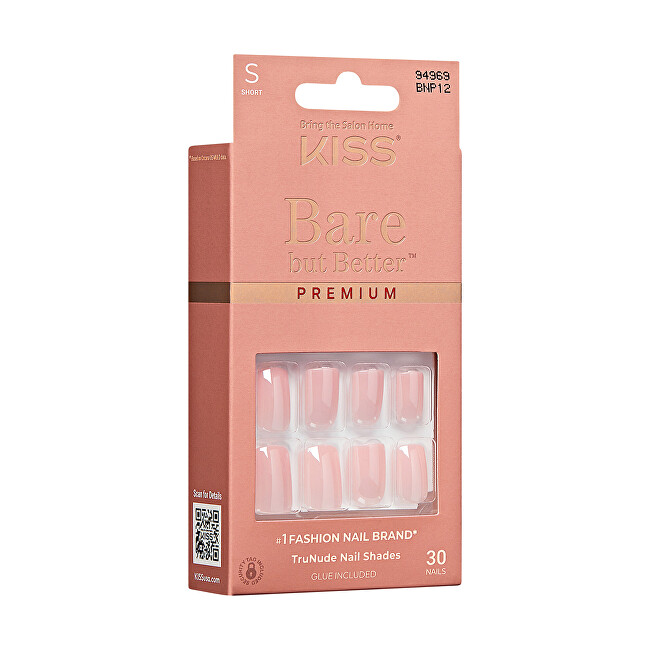 Gelové nehty Bare-But-Better Premium 30 ks