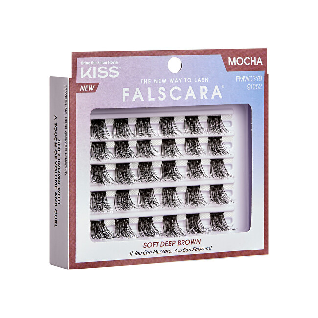 Umělé řasy Falscara Multi Wisps (Mocha) 24 ks