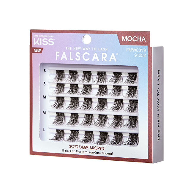 Umělé řasy Falscara Multi Wisps (Mocha) 24 ks