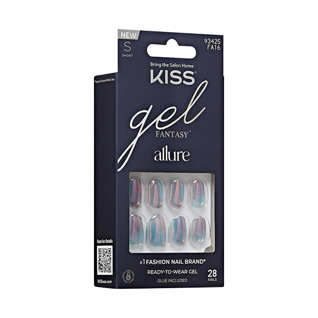 Gelové nehty Gel Fantasy Allure (Change Chance) 28 ks