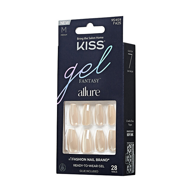 Gelové nehty Gel Fantasy Allure (MoonBeam) 28 ks