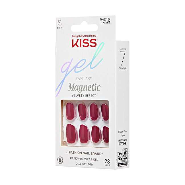 Gelové nehty Gel Fantasy Magnetic (Set Us Free) 28 ks