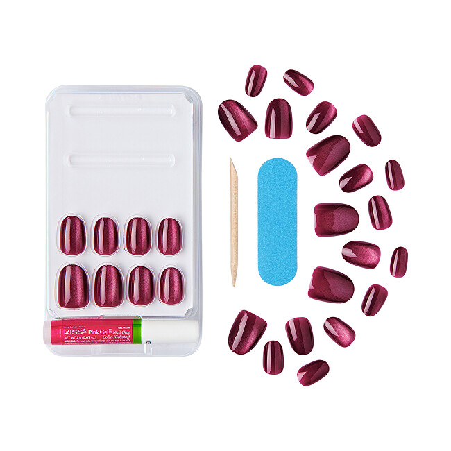 Gelové nehty Gel Fantasy Magnetic (Set Us Free) 28 ks