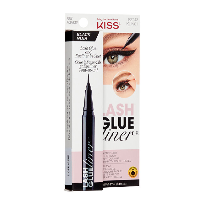 Lepidlo na řasy s oční linkou Lash Glue Liner Black 0,7 ml