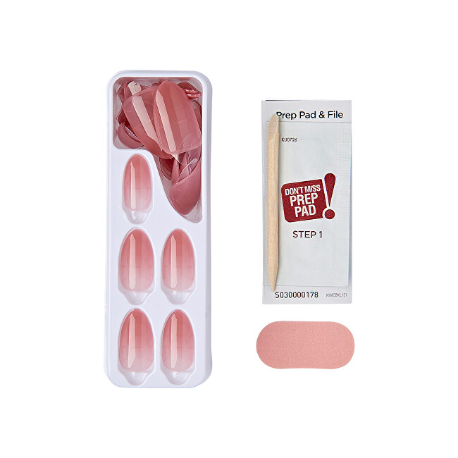 Kiss Adhesive nails ImPRESS Bare but Better MA - Serenity 30 pcs Dirbtiniai nagai thumbnail 2