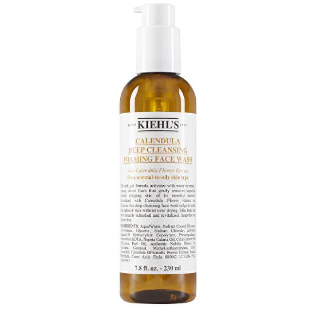Kiehl's Hloubkově čisticí gel Calendula (Deep Cleansing Foaming Face Wash) 230 ml
