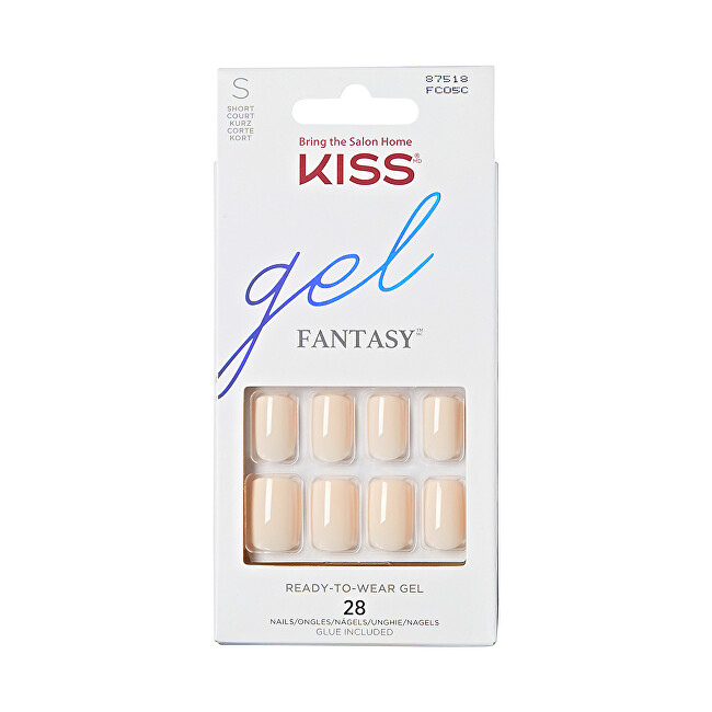 Artificial nails Gel Fantasy Nails - Creamy 28 pcs