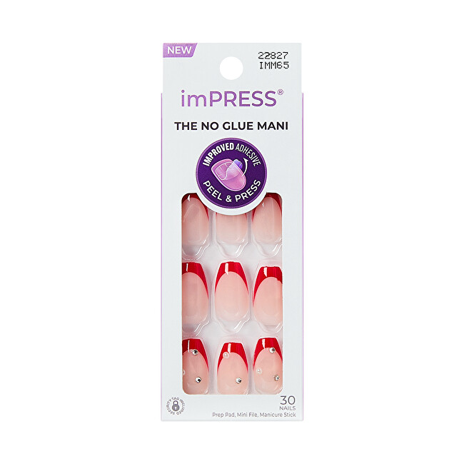 Self-adhesive nails imPRESS Nails - Happy World 30 pcs