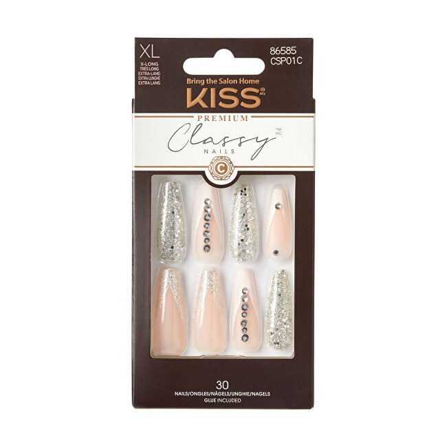 Kiss Adhesive nails Classy Nails Premium - Sophisticated 30 pcs Dirbtiniai nagai thumbnail 2