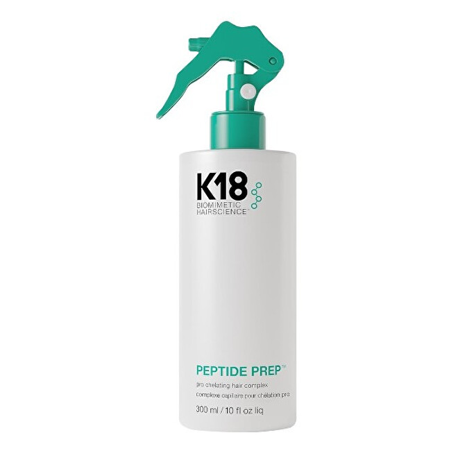 K18 Sprej pro odstranění kovů a minerálů z vlasů Peptide Prep (Pro Chelating Hair Complex) 300 ml