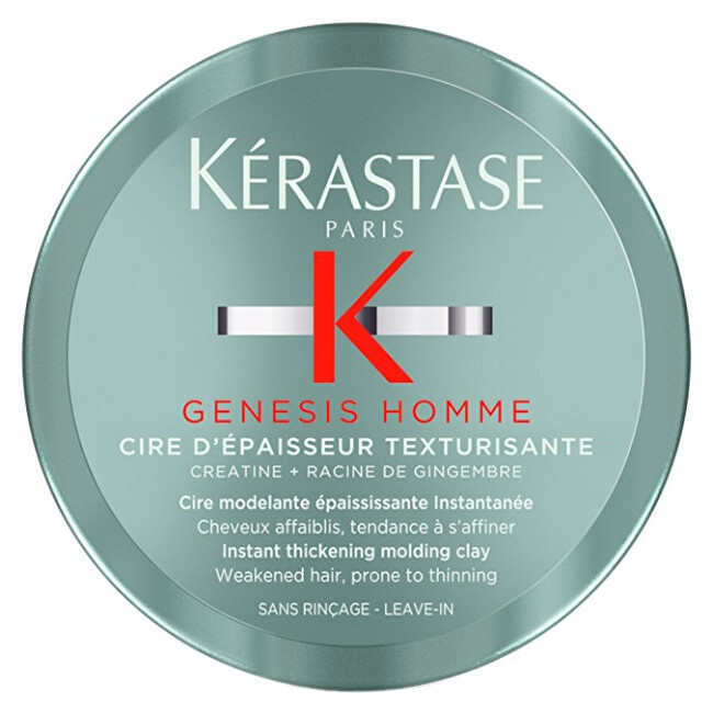 Kérastase Vosk na zhustenie vlasov Genesis Homme (Instant Thickening Molding Clay) 75 ml